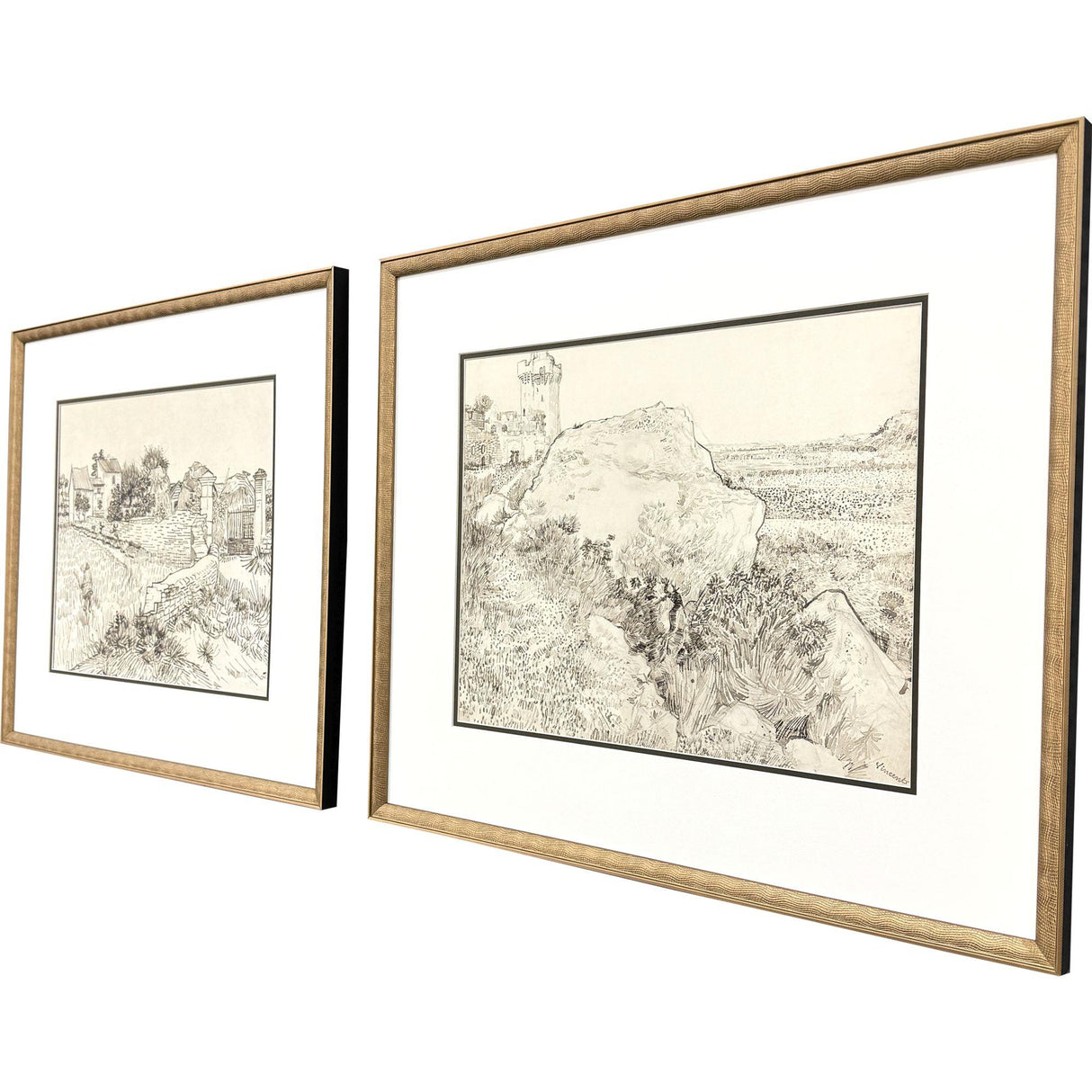 Paragon Farm in Provence S/2 Brown 25 X 29 X 2 Wall Art
