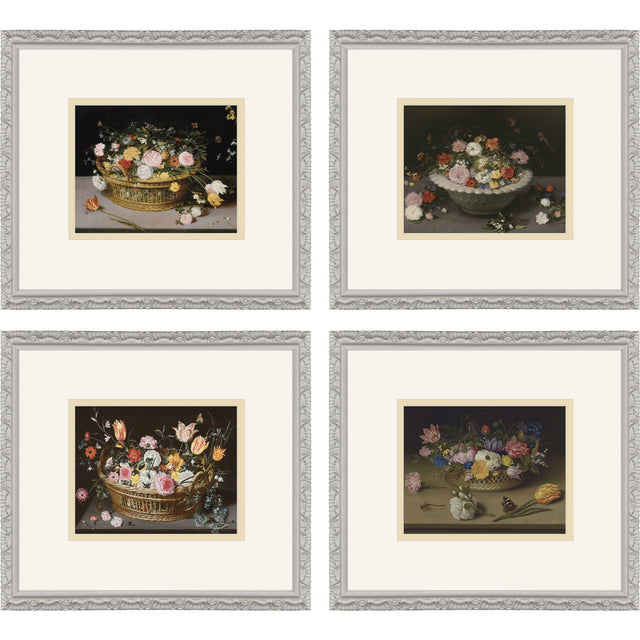 Paragon Still Life Flowers S/4 Multi 16 X 18 X 1 Wall Art