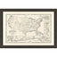 Paragon Military Map of US, 1861 Black 37 X 53 X 2 Wall Art