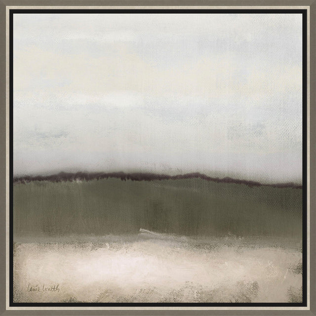 Paragon Clouds on Olive II Green 39 X 39 X 3 Wall Art