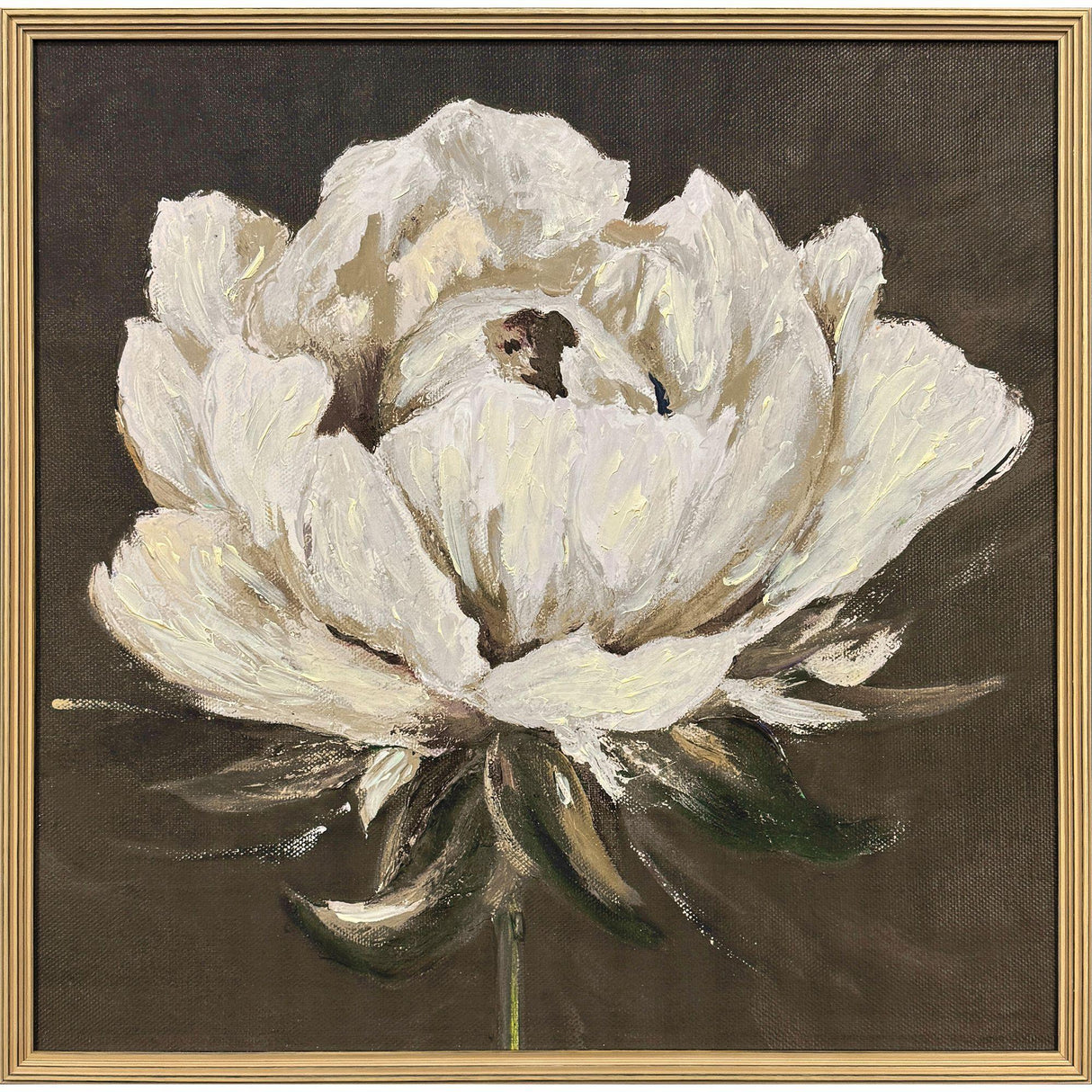Paragon Pretty Bloom White 38 X 38 X 2 Wall Art