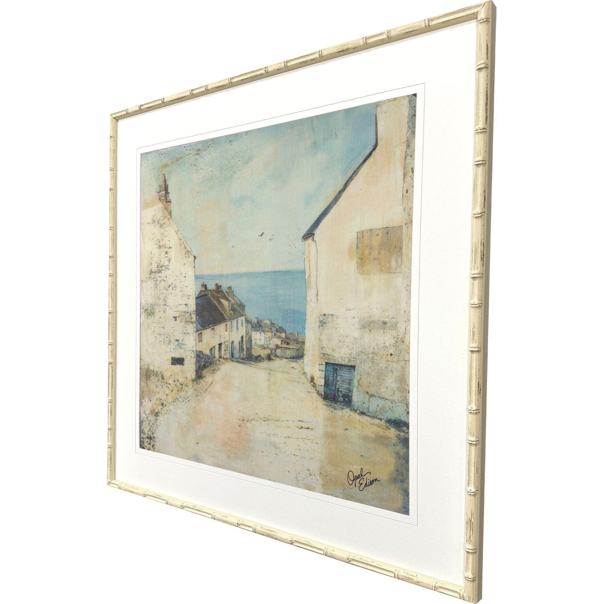 Paragon Town Walk Yellow 31 X 31 X 2 Wall Art