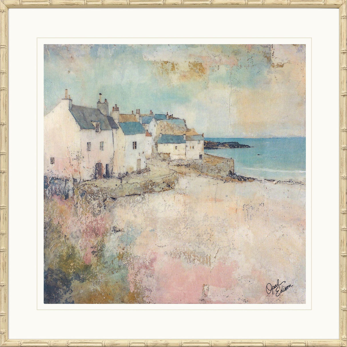 Paragon Town Corner Yellow 31 X 31 X 2 Wall Art