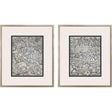 Paragon Europe Rooftops S/2 Blue 22 X 19 X 2 Wall Art