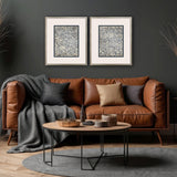 Paragon Europe Rooftops S/2 Blue 22 X 19 X 2 Wall Art