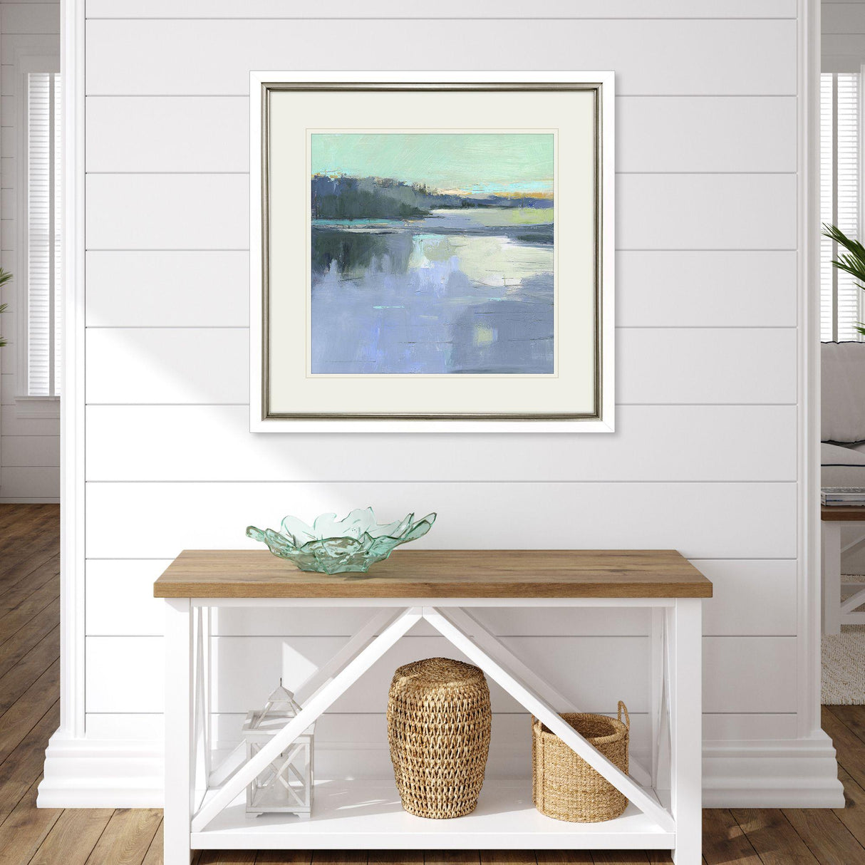 Paragon Brave Harbor Blue 35 X 35 X 3 Wall Art