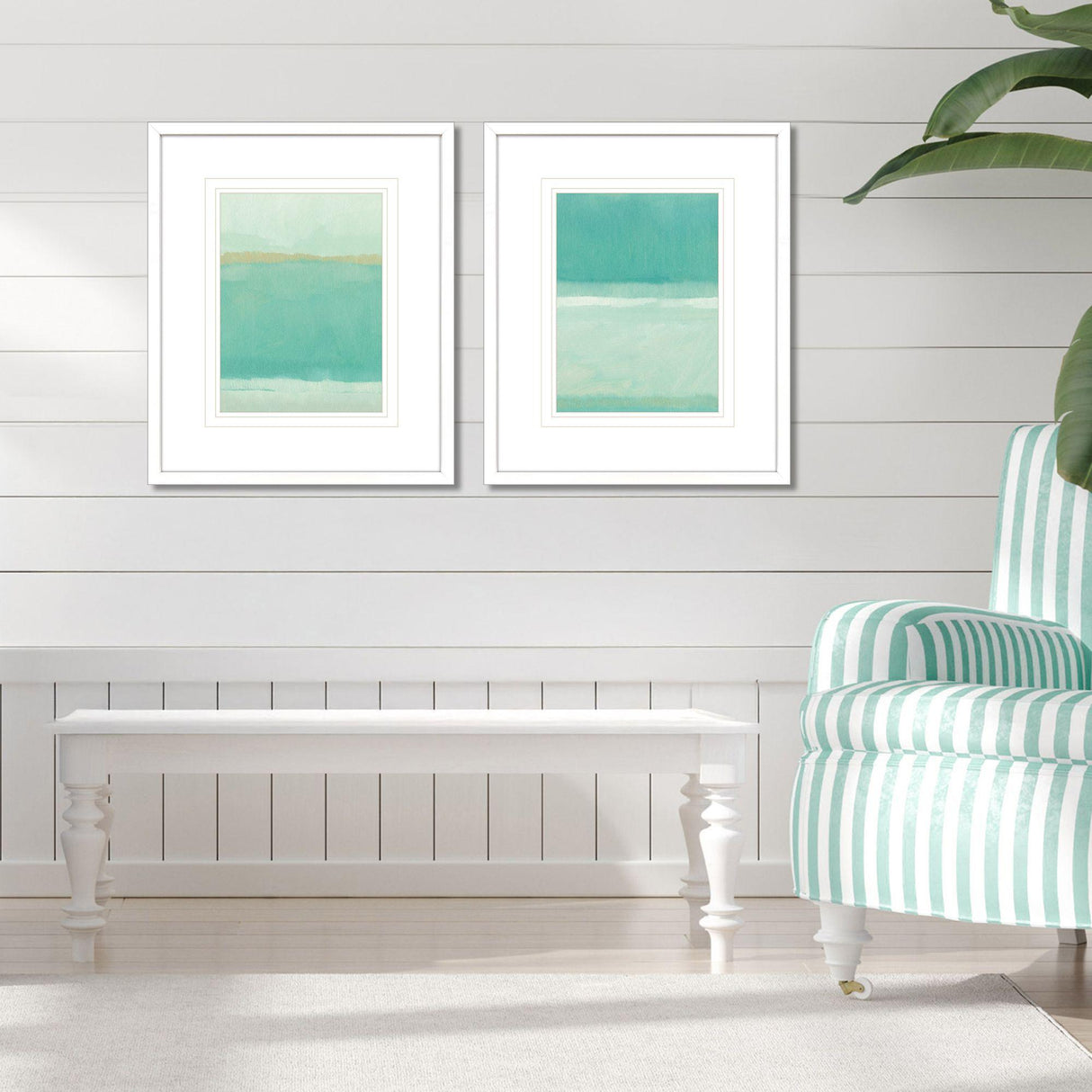 Paragon Verdigris Vista II S/2 Blue 25 X 21 X 2 Wall Art