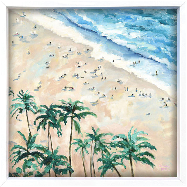 Paragon On the Shore Blue 32 X 32 X 3 Wall Art