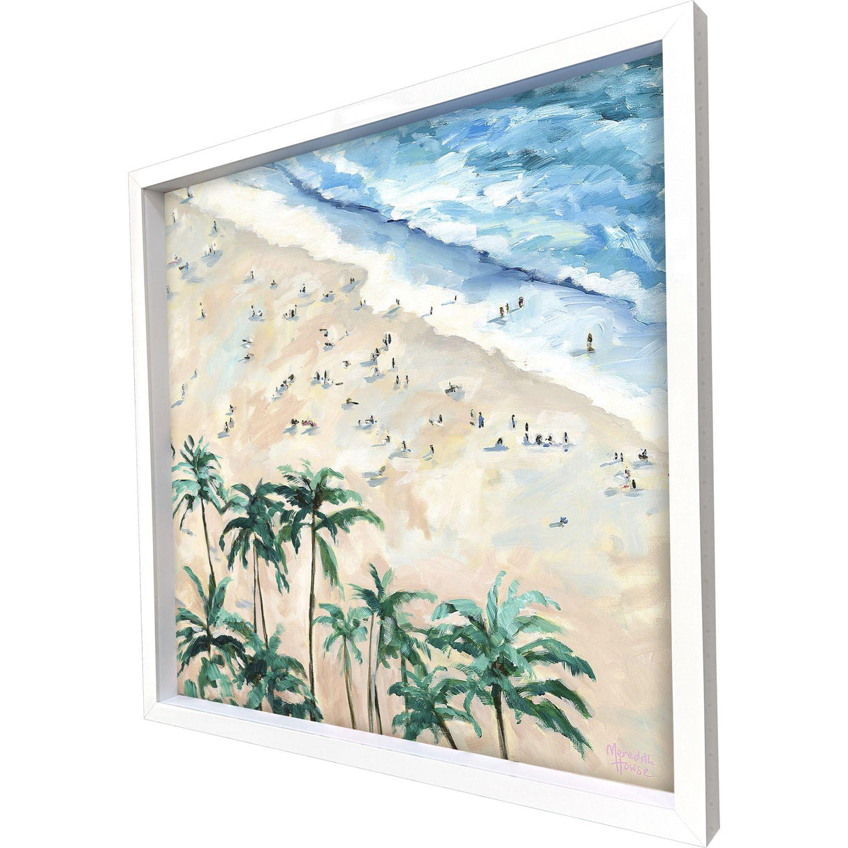 Paragon On the Shore Blue 32 X 32 X 3 Wall Art