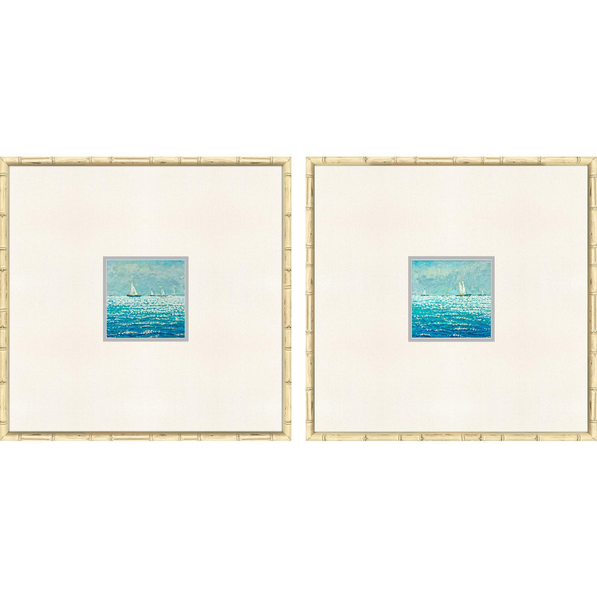 Paragon Drifting Along S/2 Blue 27 X 27 X 2 Wall Art