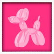 Paragon Pink Dog Balloon Pink 31 X 31 X 3 Wall Art