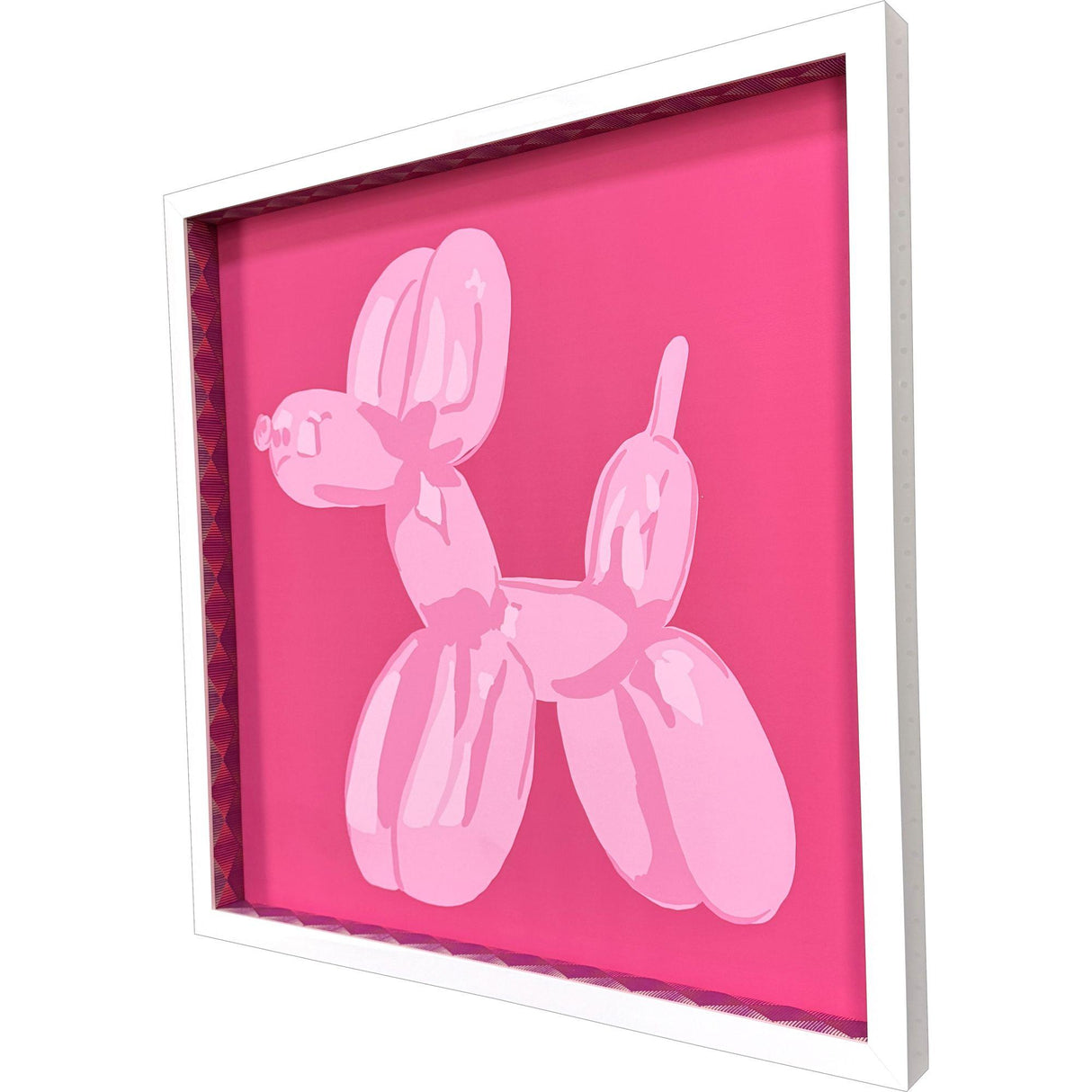 Paragon Pink Dog Balloon Pink 31 X 31 X 3 Wall Art