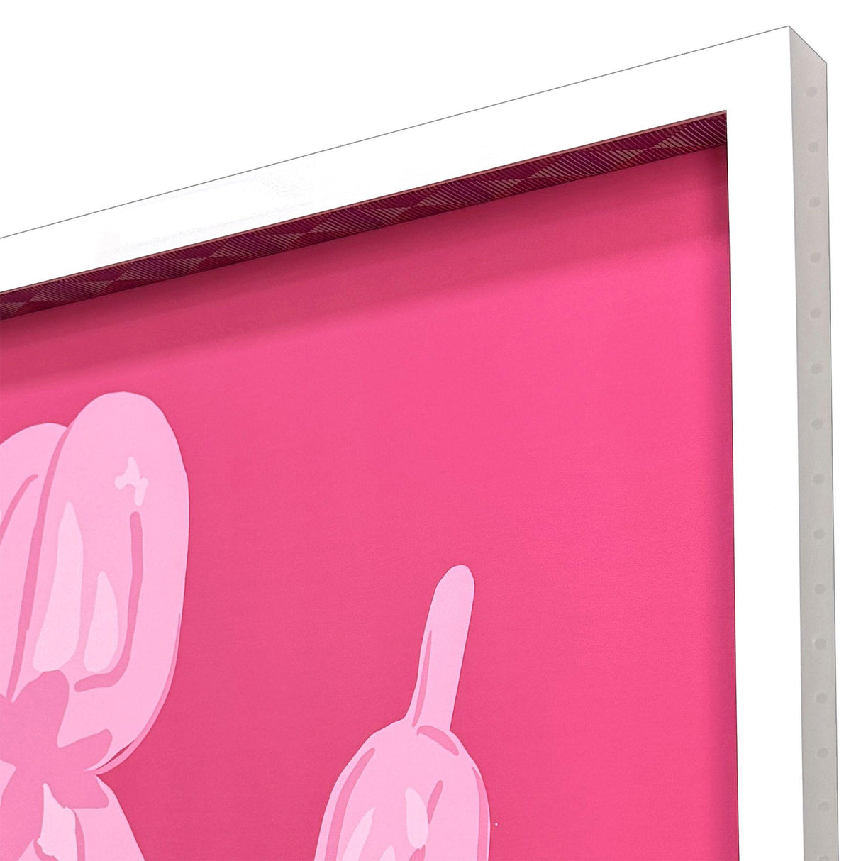 Paragon Pink Dog Balloon Pink 31 X 31 X 3 Wall Art
