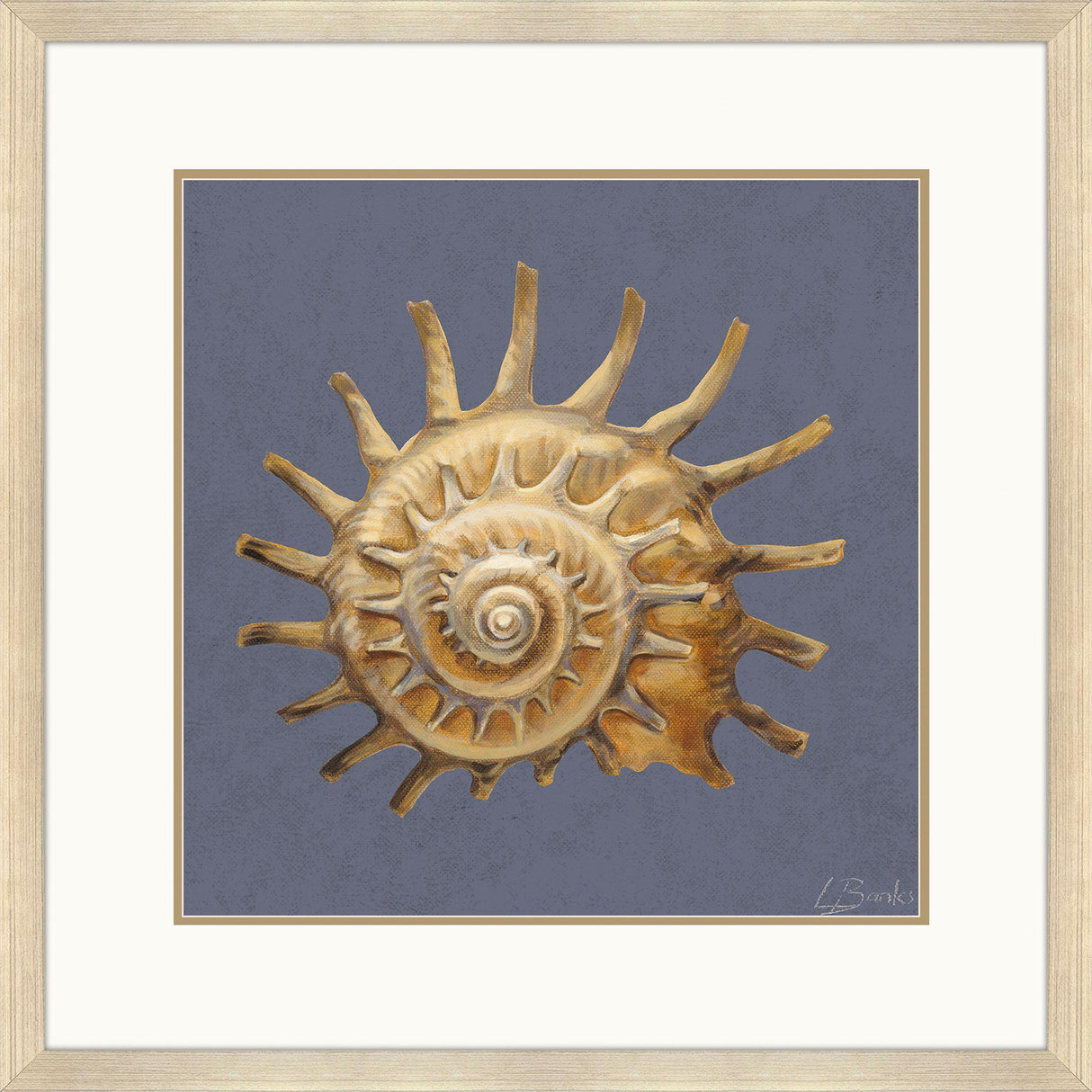 Paragon Coastal Delight Blue 37 X 37 X 2 Wall Art
