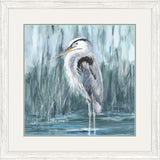 Paragon Standing Still Heron II Blue 33 X 33 X 1 Wall Art