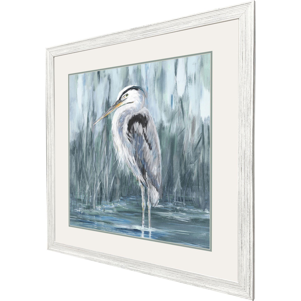 Paragon Standing Still Heron II Blue 33 X 33 X 1 Wall Art