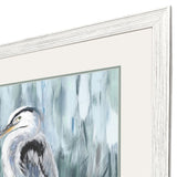 Paragon Standing Still Heron II Blue 33 X 33 X 1 Wall Art