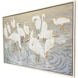 Paragon Herons and Egrets Blue 34 X 50 X 3 Wall Art