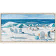 Paragon Umbrella Beach Blue 18 X 34 X 3 Wall Art