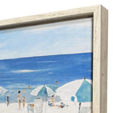 Paragon Umbrella Beach Blue 18 X 34 X 3 Wall Art