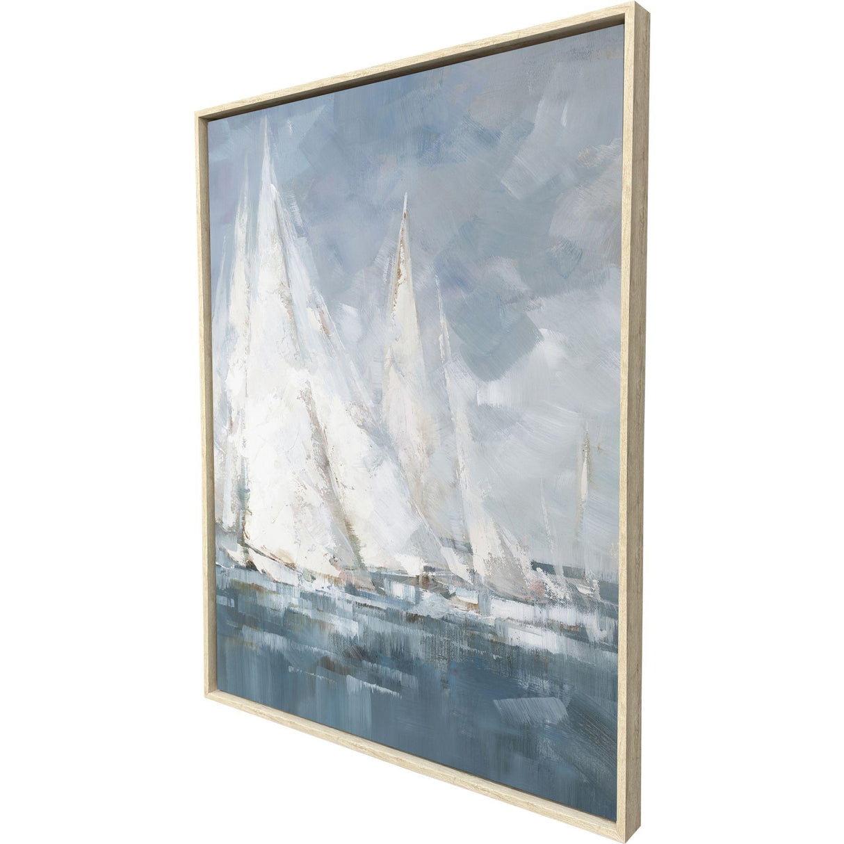 Paragon Racing in Wind I Blue 50 X 38 X 3 Wall Art