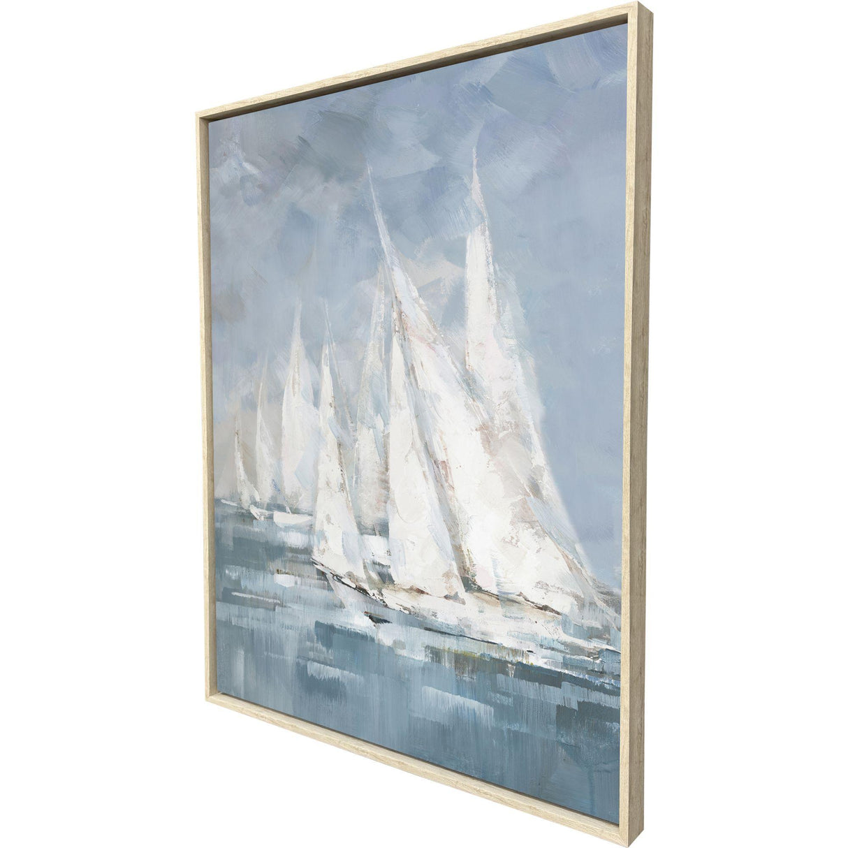 Paragon Racing in Wind II Blue 50 X 38 X 3 Wall Art