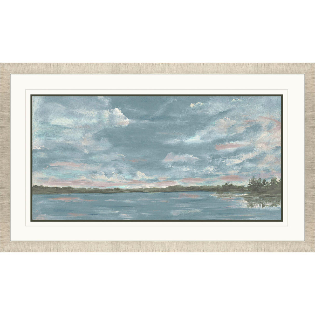 Paragon At Peace Blue 35 X 59 X 2 Wall Art