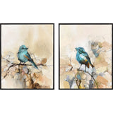Paragon Sweet Song S/2 Turquoise 15 X 12 X 1 Wall Art