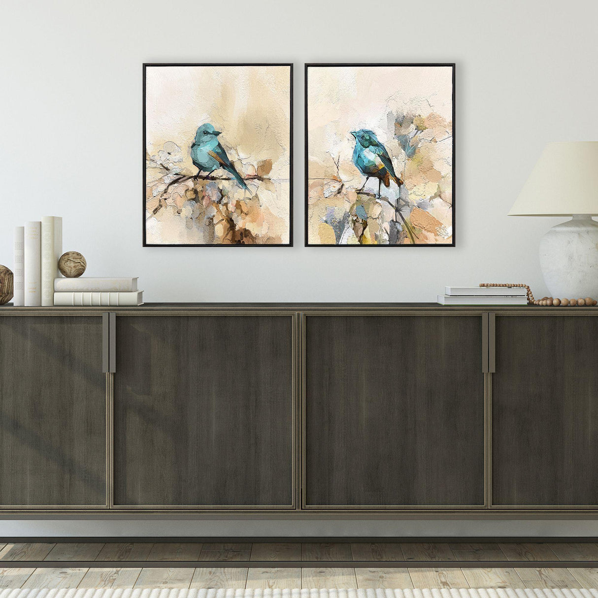 Paragon Sweet Song S/2 Turquoise 15 X 12 X 1 Wall Art