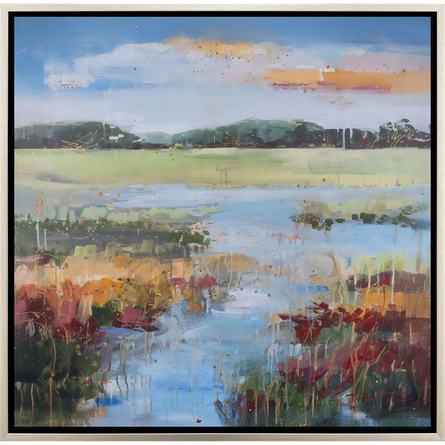 Paragon Marsh Always Dream Blue 30 X 30 X 2 Wall Art
