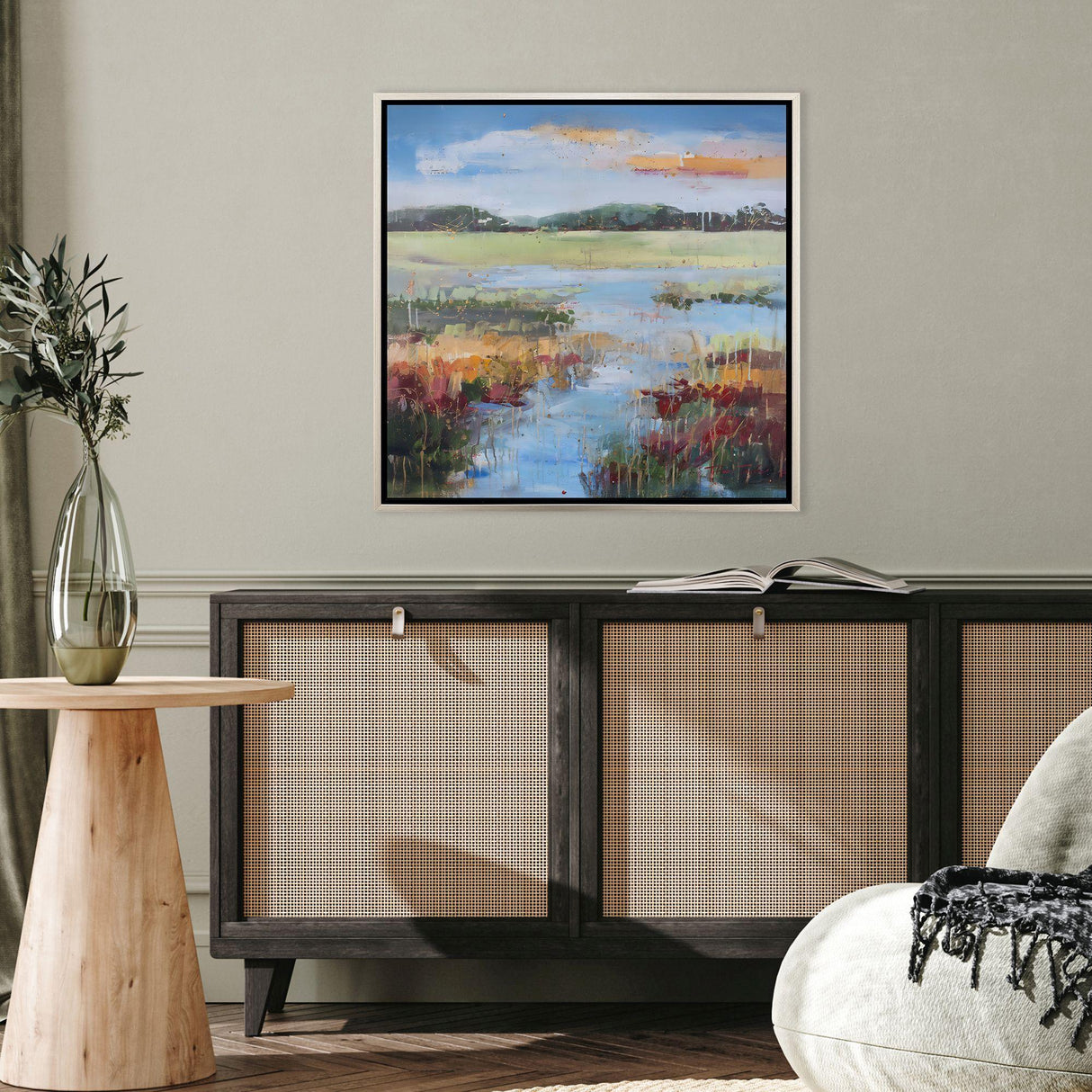 Paragon Marsh Always Dream Blue 30 X 30 X 2 Wall Art