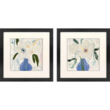 Paragon Joyful Petals S/2 Blue 19 X 19 X 1 Wall Art