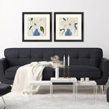 Paragon Joyful Petals S/2 Blue 19 X 19 X 1 Wall Art