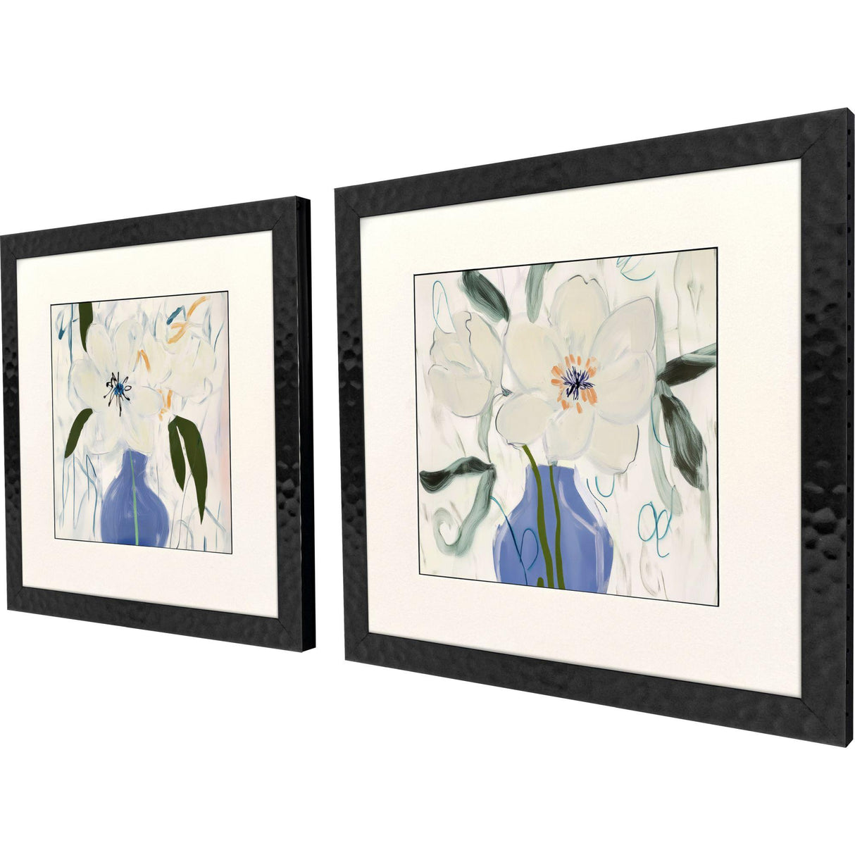 Paragon Joyful Petals S/2 Blue 19 X 19 X 1 Wall Art