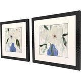 Paragon Joyful Petals S/2 Blue 19 X 19 X 1 Wall Art