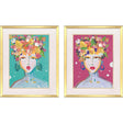 Paragon Floral Lady S/2 Pink 32 X 26 X 2 Wall Art
