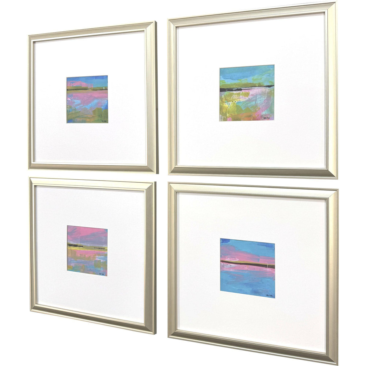 Paragon Marsh Expressions S/4 Pink 18 X 18 X 1 Wall Art
