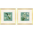 Paragon White Tropicals S/2 White 22 X 22 X 2 Wall Art