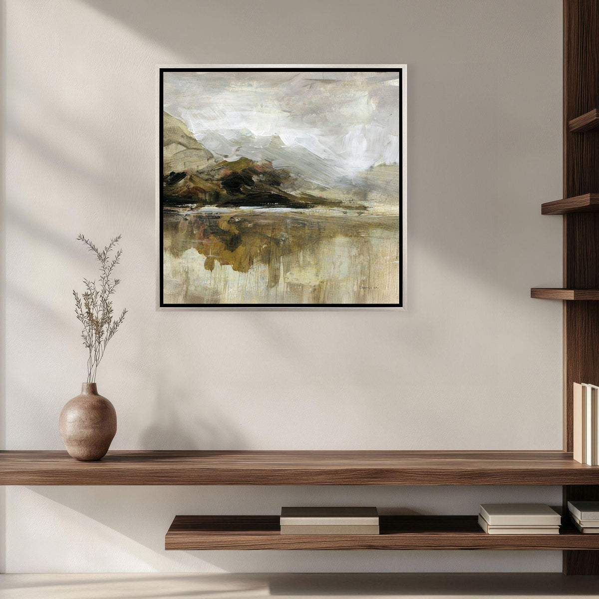 Paragon Golden Hills Green 30 X 30 X 2 Wall Art
