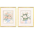 Paragon Pastel Florals I S/2 Blue 32 X 26 X 2 Wall Art