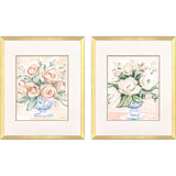 Paragon Pastel Florals I S/2 Blue 32 X 26 X 2 Wall Art