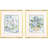 Paragon Pastel Florals II S/2 Blue 32 X 26 X 2 Wall Art