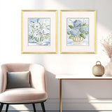Paragon Pastel Florals II S/2 Blue 32 X 26 X 2 Wall Art