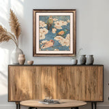 Paragon Garden Birds I Blue 32 X 29 X 2 Wall Art