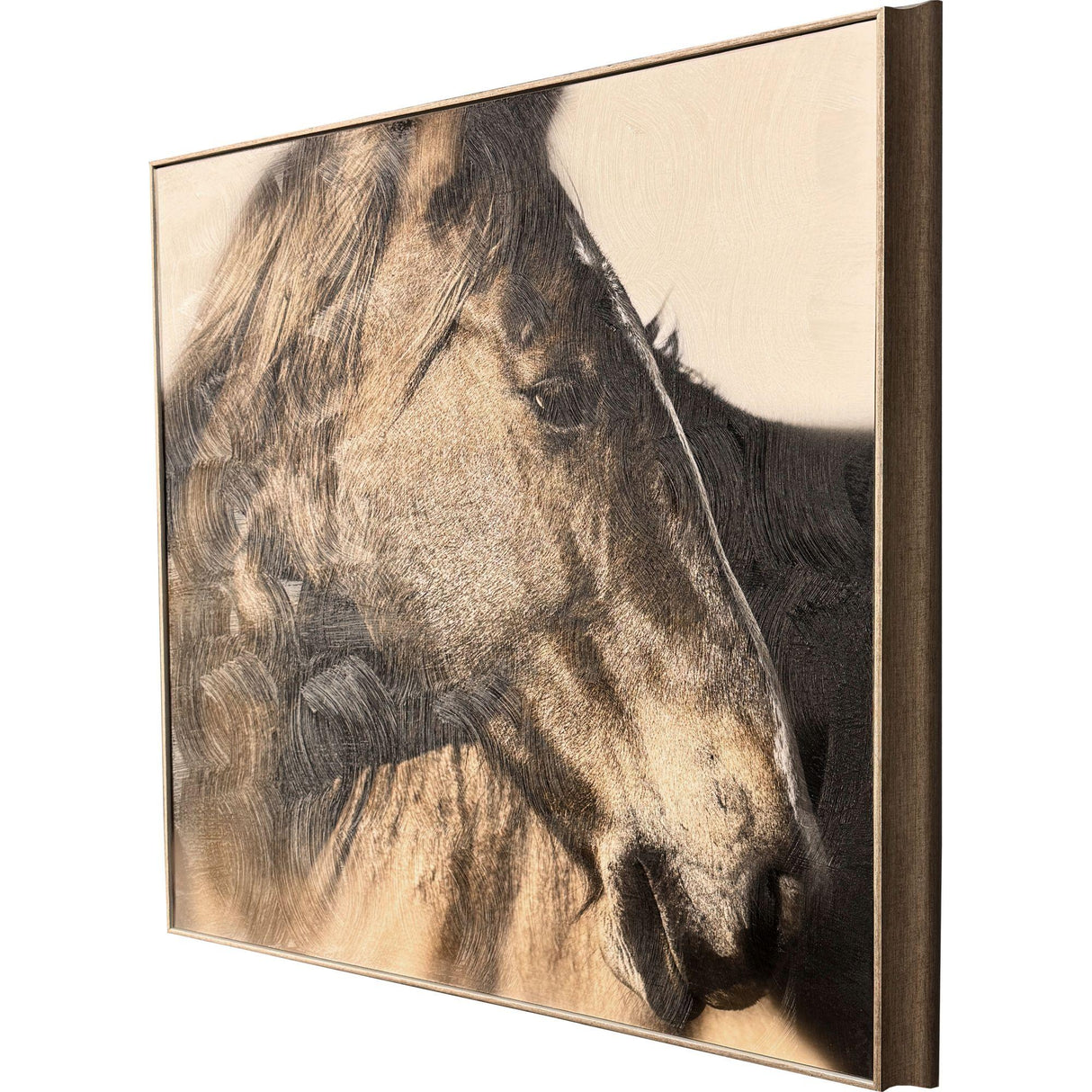Paragon Brown Horse Brown 30 X 30 X 3 Wall Art