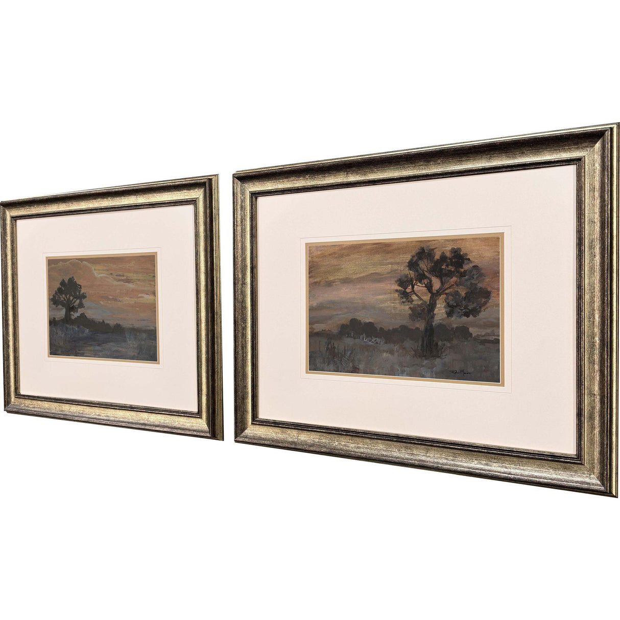 Paragon Lone Tree S/2 Gray 26 X 30 X 2 Wall Art