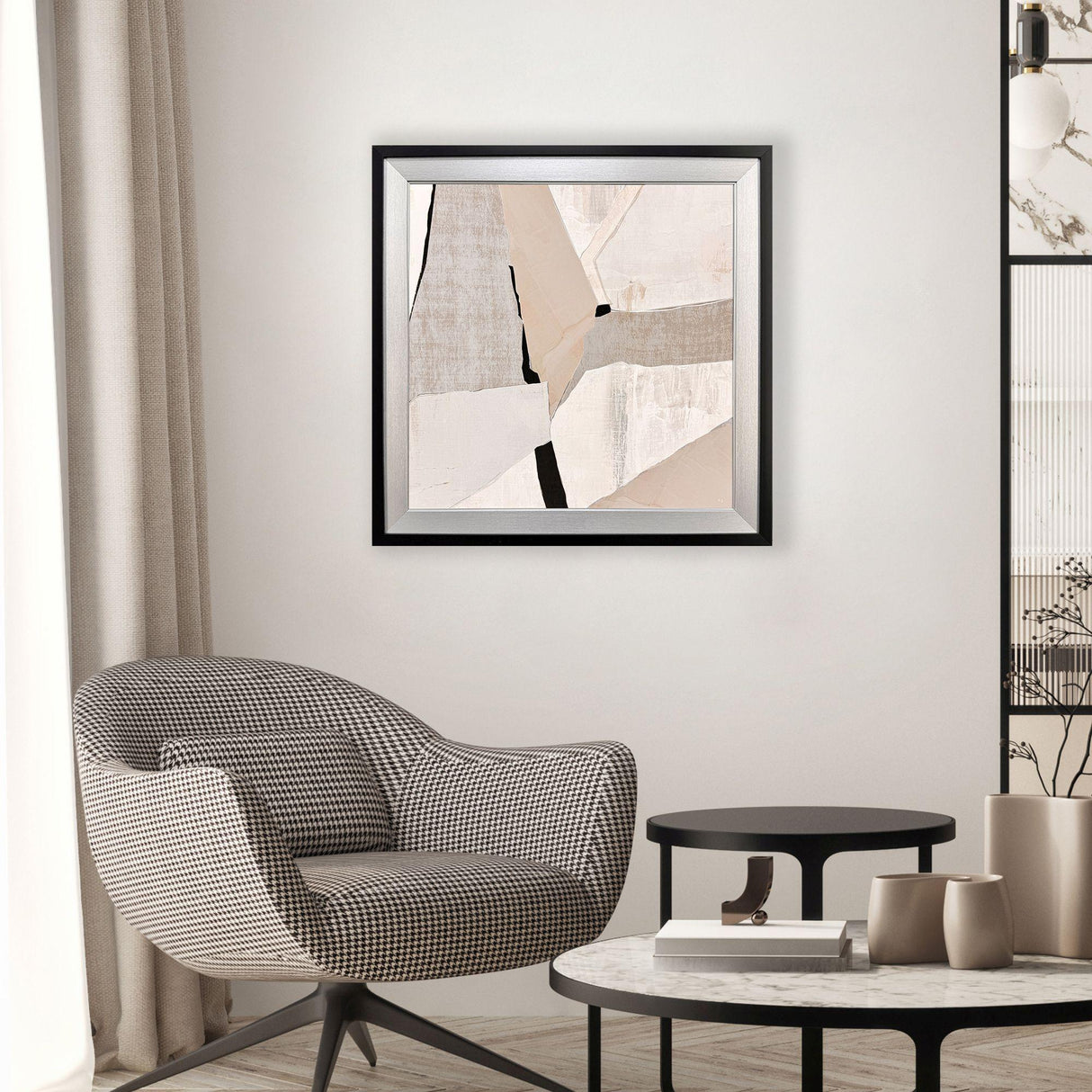 Paragon Gray Abstract I White 29 X 29 X 2 Wall Art