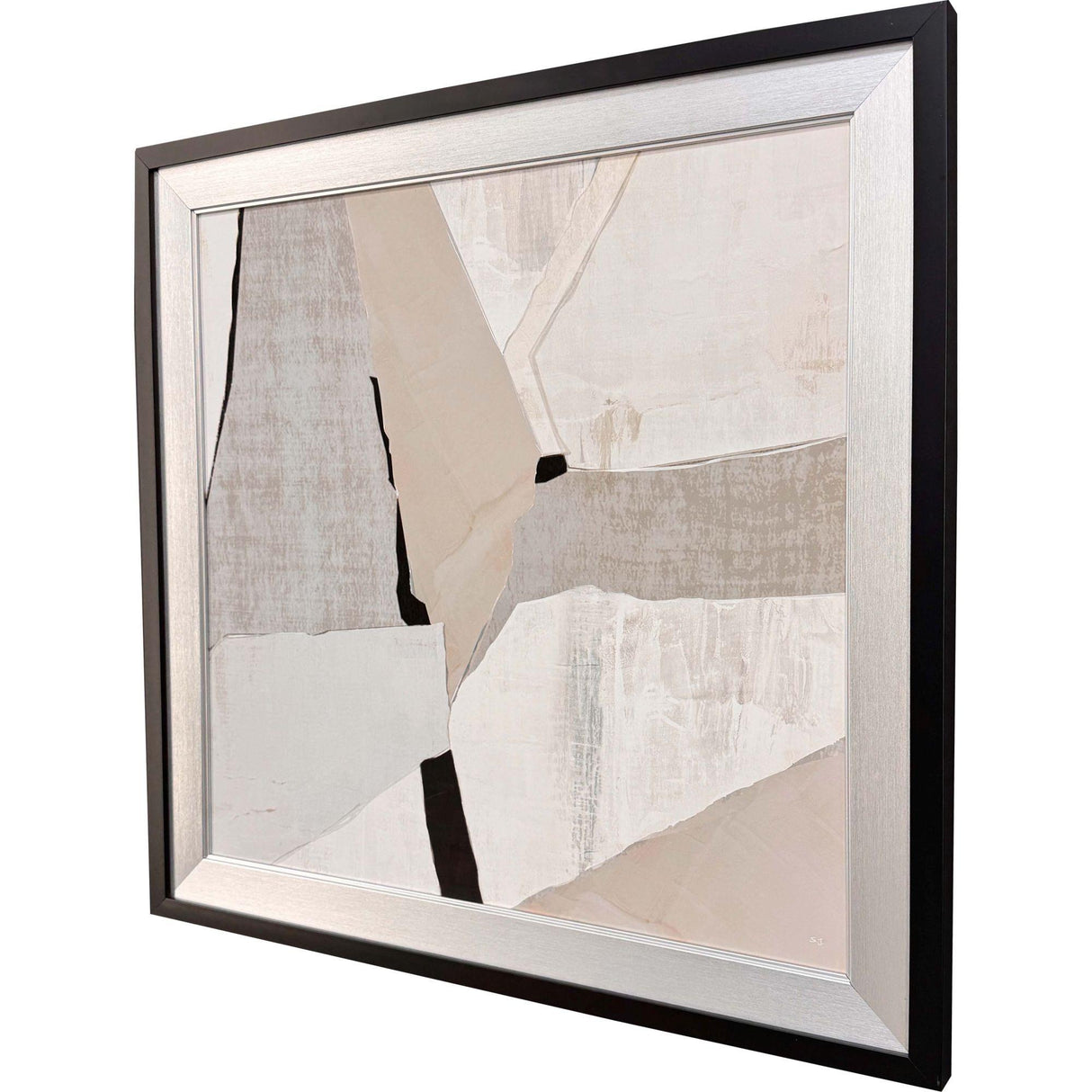 Paragon Gray Abstract I White 29 X 29 X 2 Wall Art