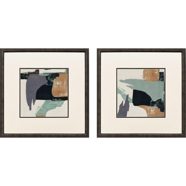 Paragon Bold Divisions S/2 Gray 21 X 21 X 1 Wall Art