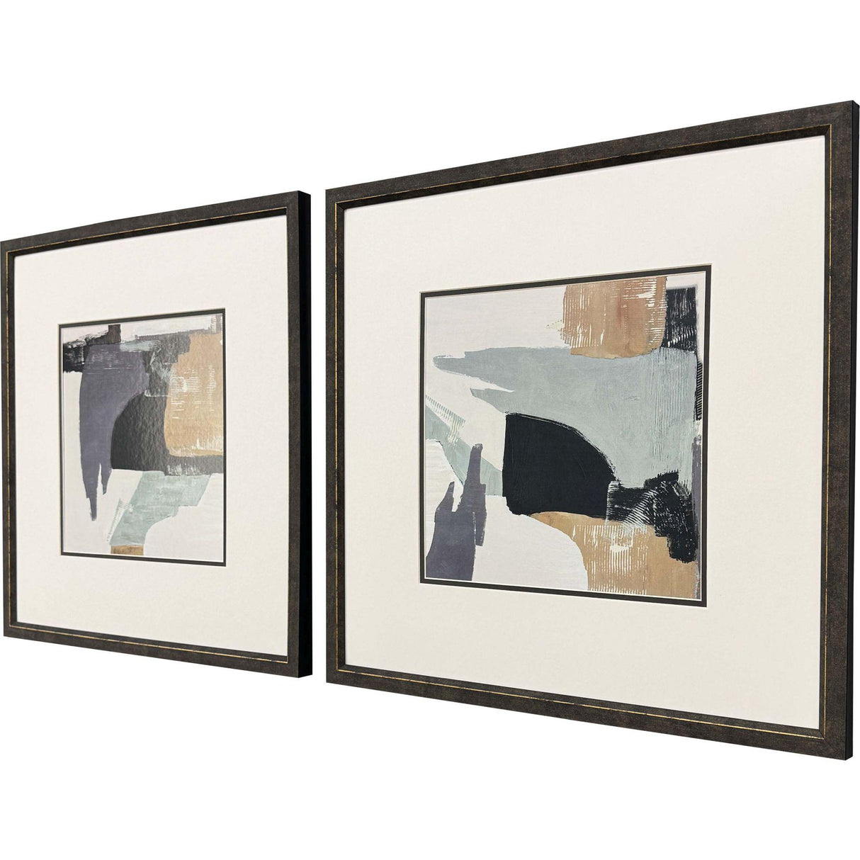 Paragon Bold Divisions S/2 Gray 21 X 21 X 1 Wall Art